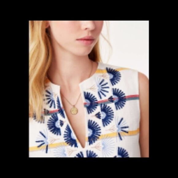 NWT Tory Burch Gold, Coin Pendant Necklace - Picture 4 of 5